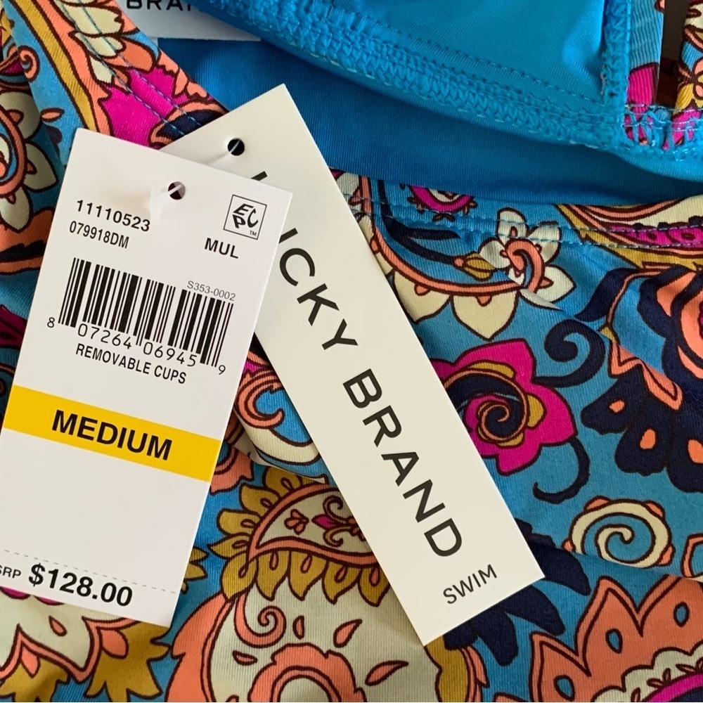 LUCKY BRAND One Piece Swimsuit! Retail $138. - Picture 6 of 7